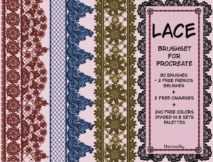LACE-Brushes for Procreate